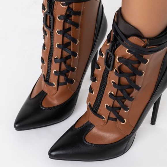 AZALEA WANG TOUGH TO LOVE STILETTO BOOTIE - Picture 2 of 5